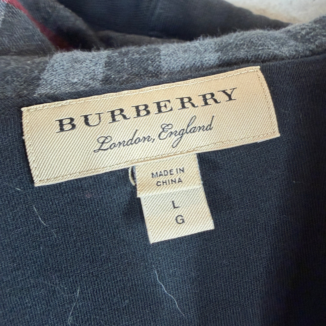 Burberry Black Zip Hoodie