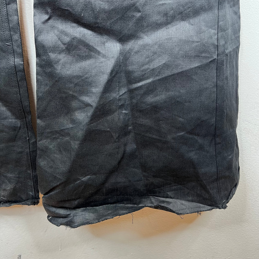 Rick Owens Linen Bolan Zipper Pants