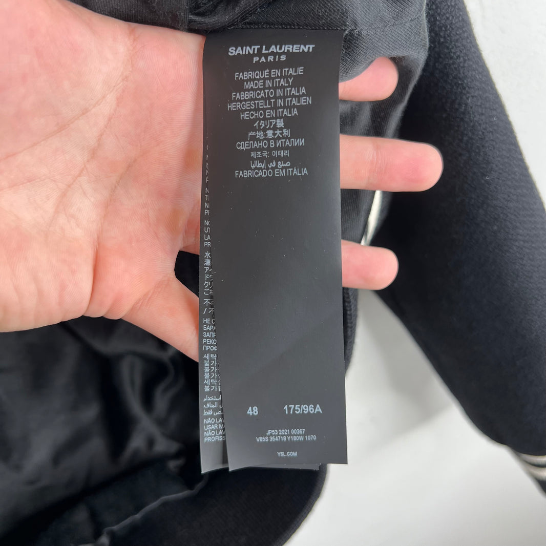 Saint Laurent Black Wool Teddy Jacket
