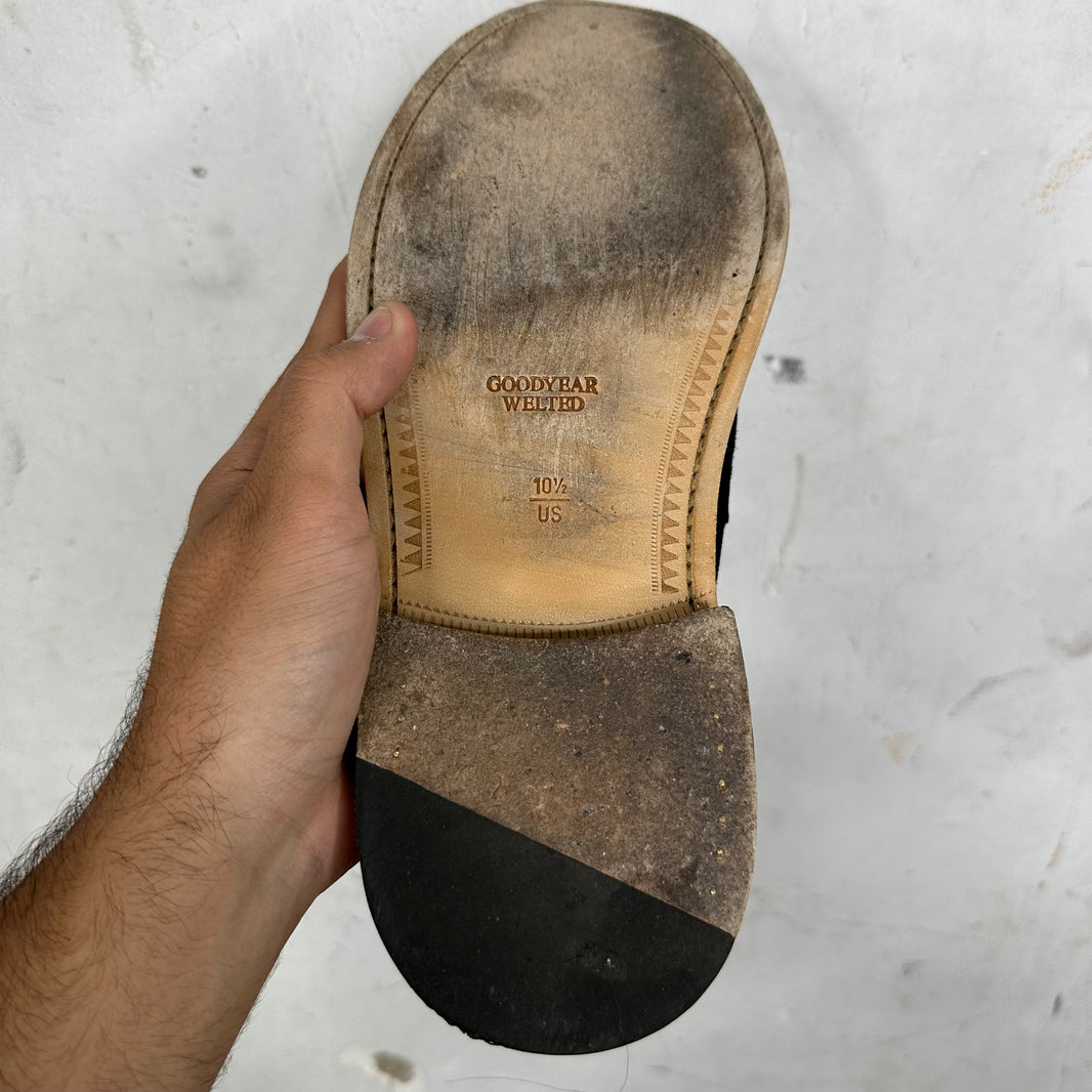 Blackstock & Weber Suede Penny Loafers