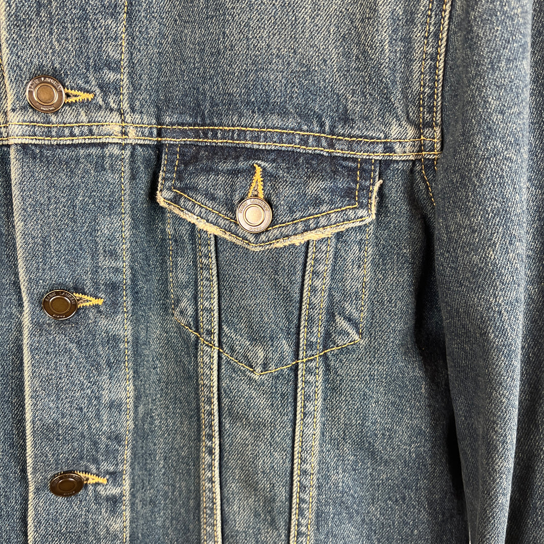 Saint Laurent 2016 Mud Wash Denim Jacket