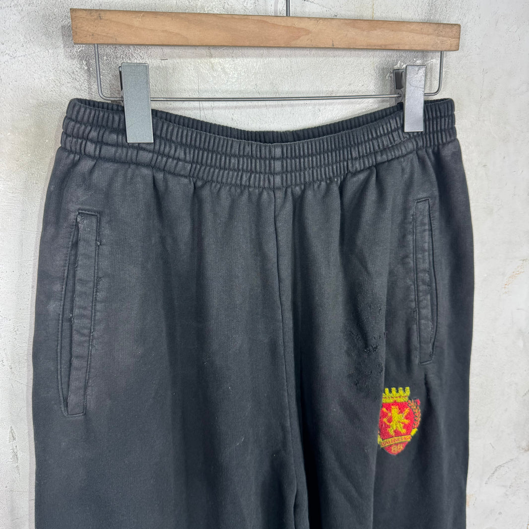 Balenciaga Mud Crest Distressed Sweatpants