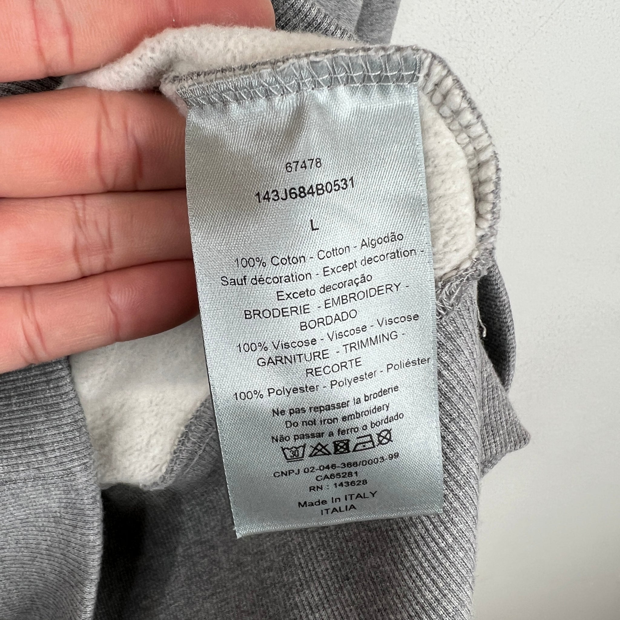 Dior Kenny Scharf Cards Crewneck