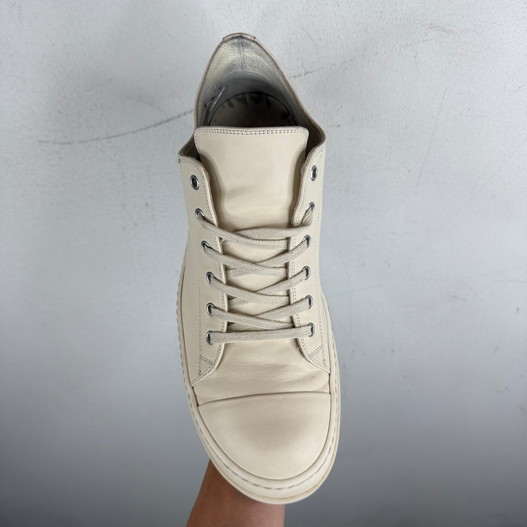 Rick Owens Milk Leather Ramone Lows