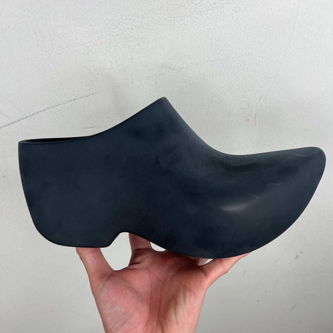 Balenciaga Black Rubber Technoclog Mules