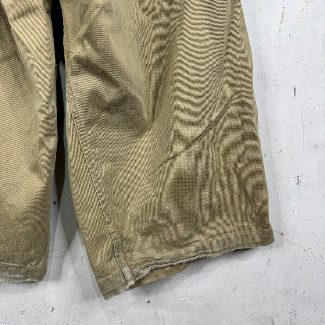 Kapital Heavy Canvas Wide Leg Cargo Pants