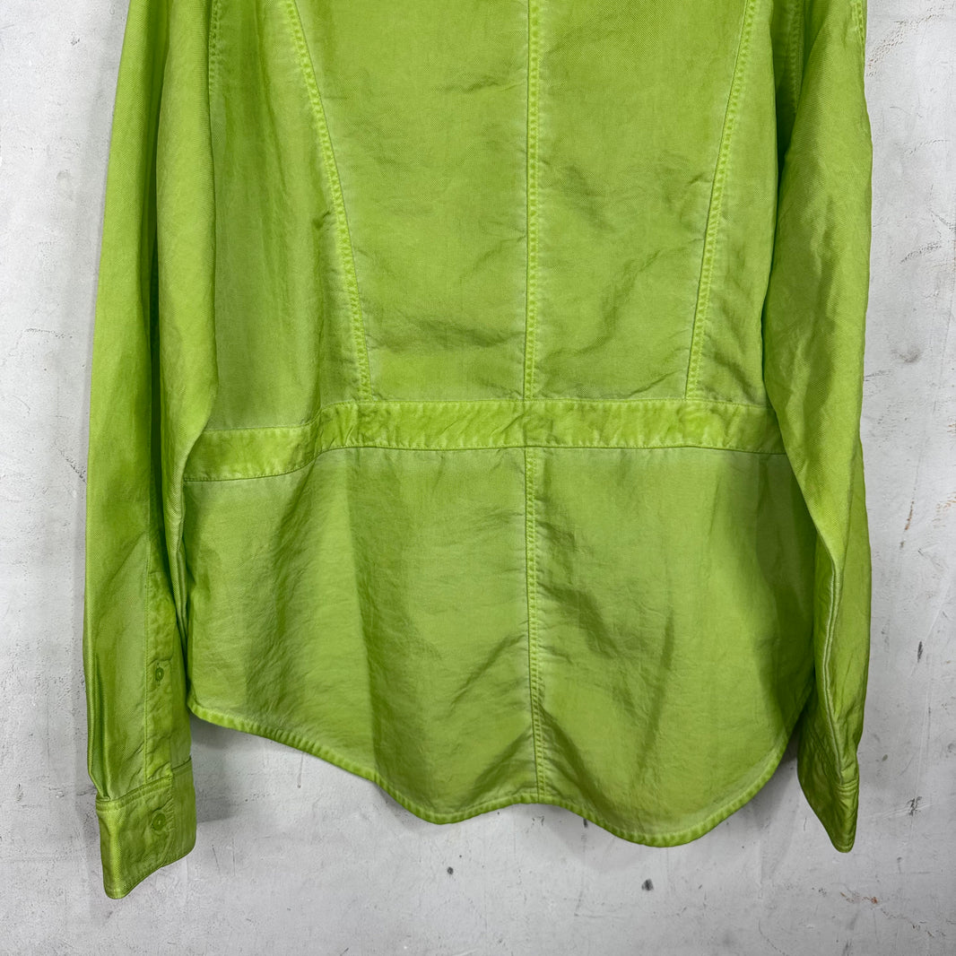 Martine Rose Green Nylon Overshirt