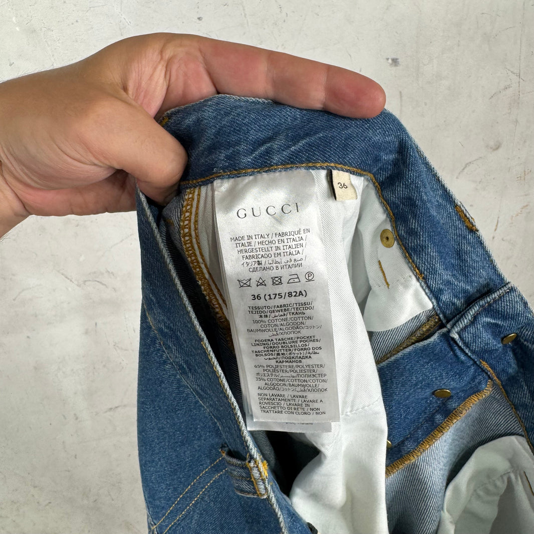 Gucci Loose Lightwash Jeans
