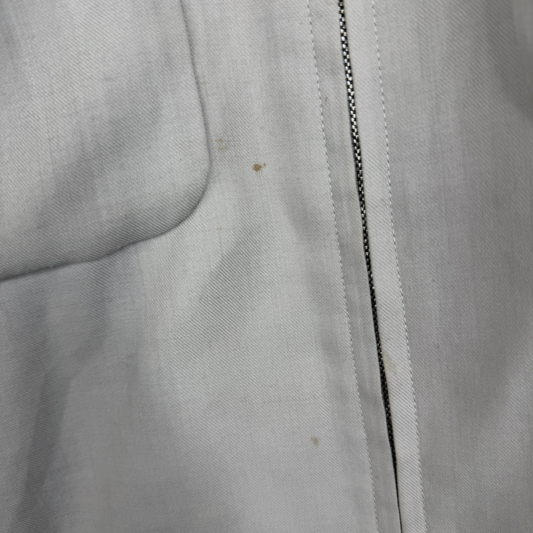 Needles Chainstitch Logo Gray Zip Jacket