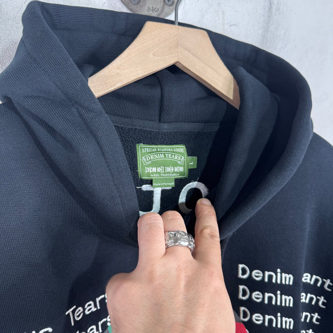 CPFM x Denim Tears Black Smiley Hoodie