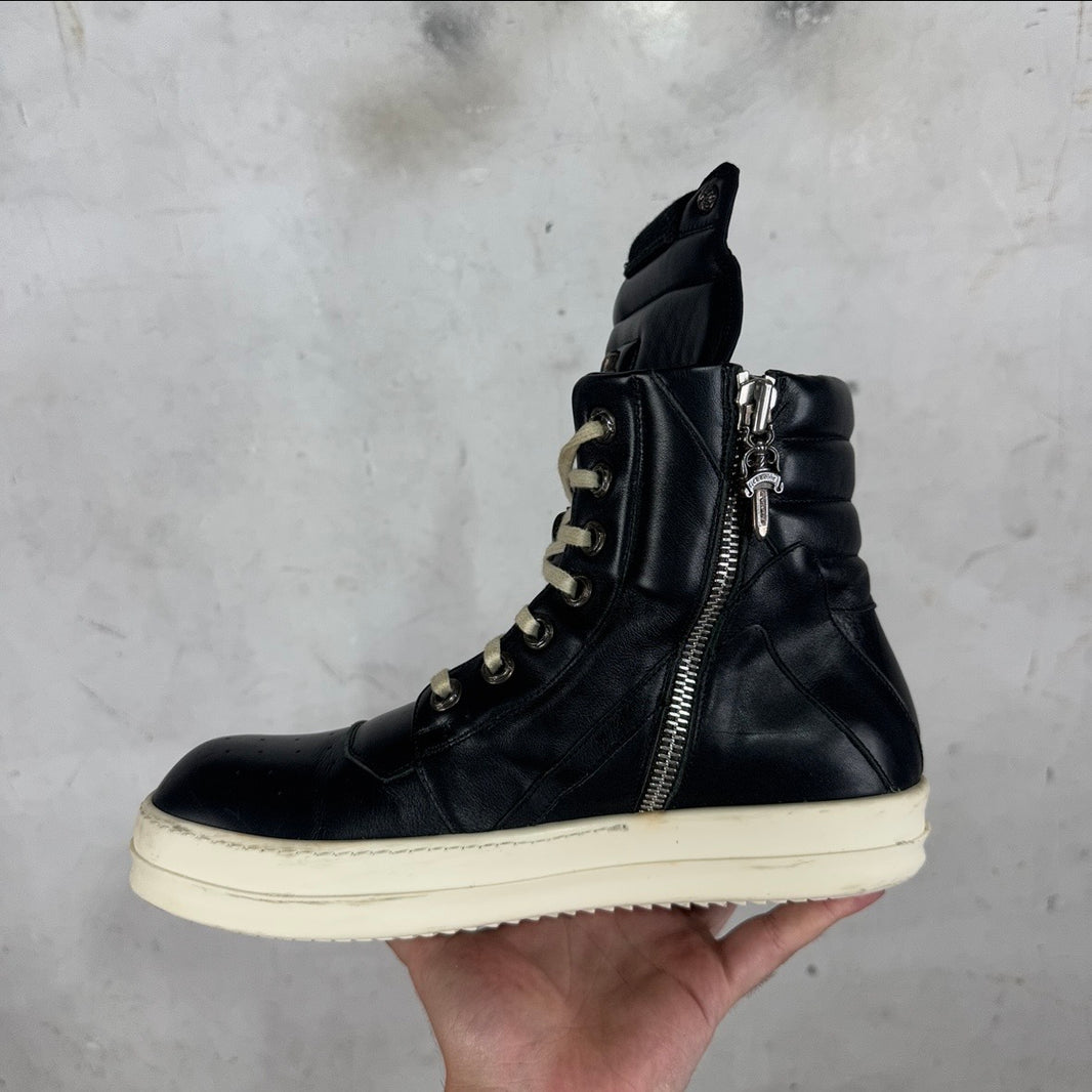 Chrome Hearts Rick Owens Black Geobaskets