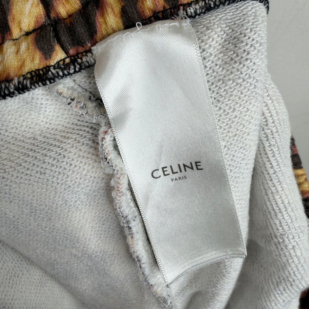 Celine Leopard Printed Sweatpants