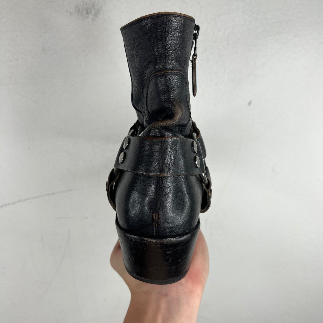 Balenciaga Harness Leather Boots