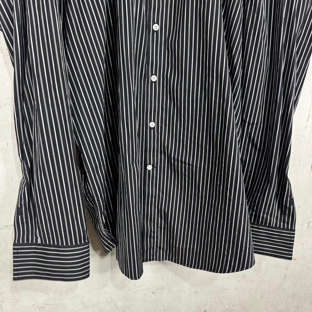 Balenciaga Pinstriped Steroid Button Up
