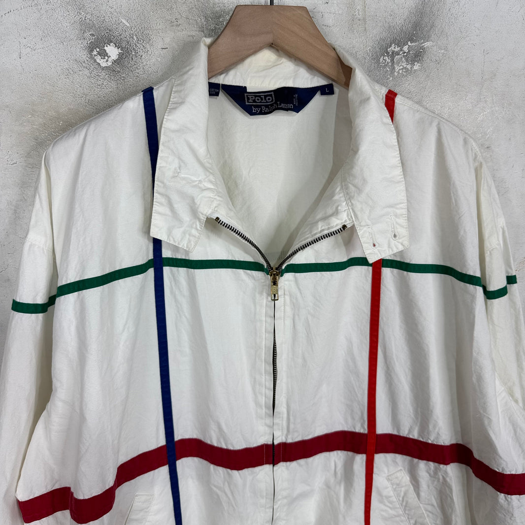 Ralph Lauren Colorblocked Grid Jacket