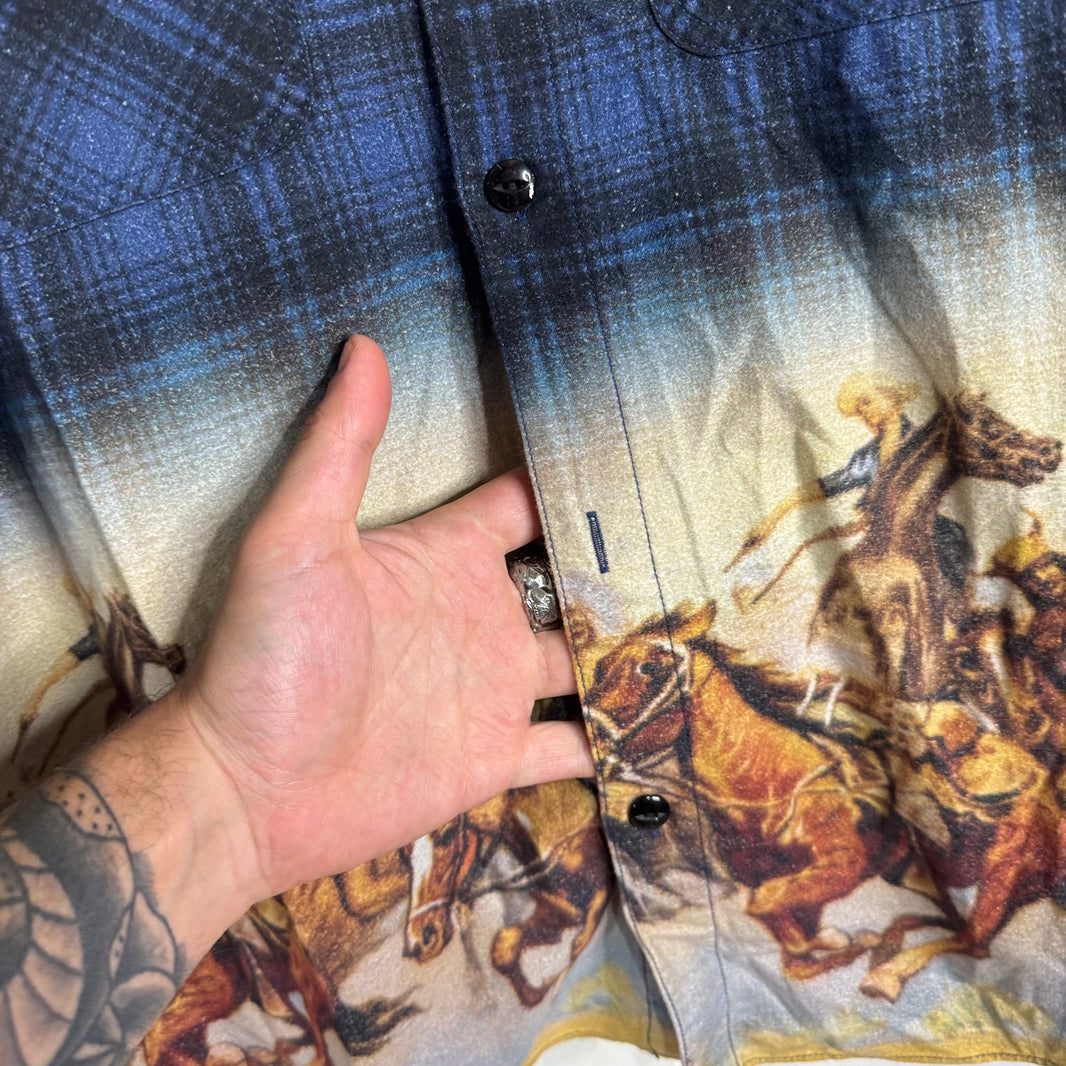 Neighborhood Horses Flannel