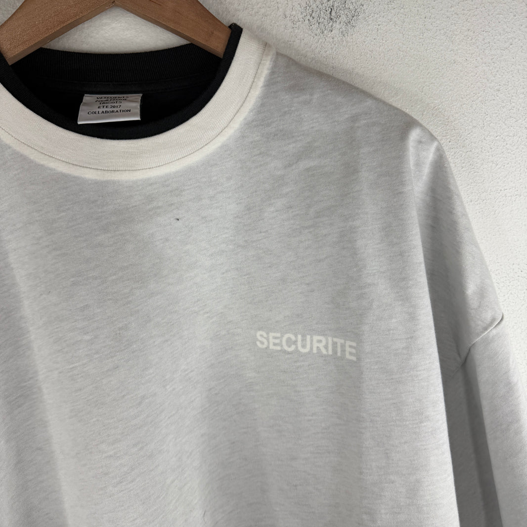 Vetements Double Layer Securite T-Shirt