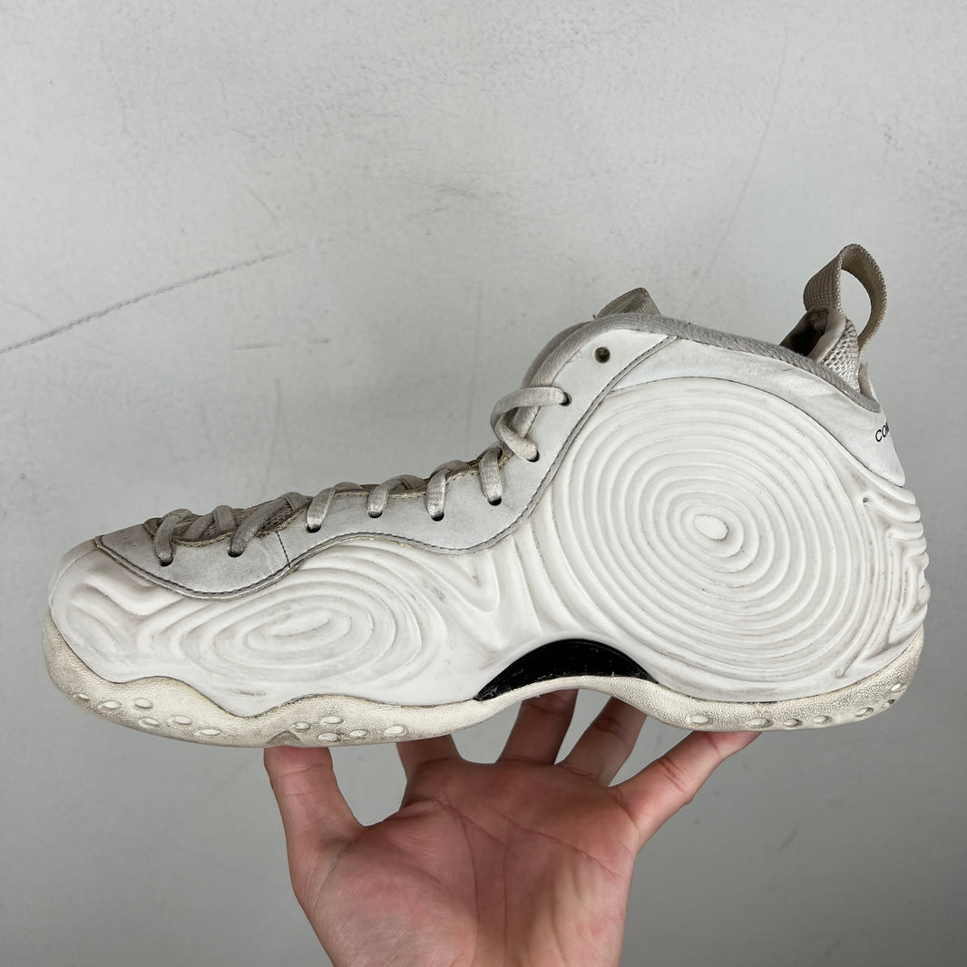 CDG Nike White Foamposite Sneakers