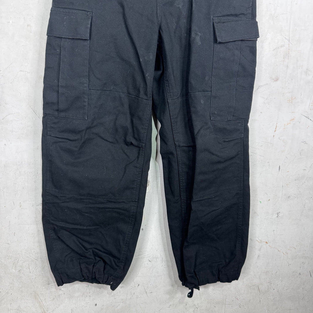 Sacai x Carhartt Black Canvas Cargos