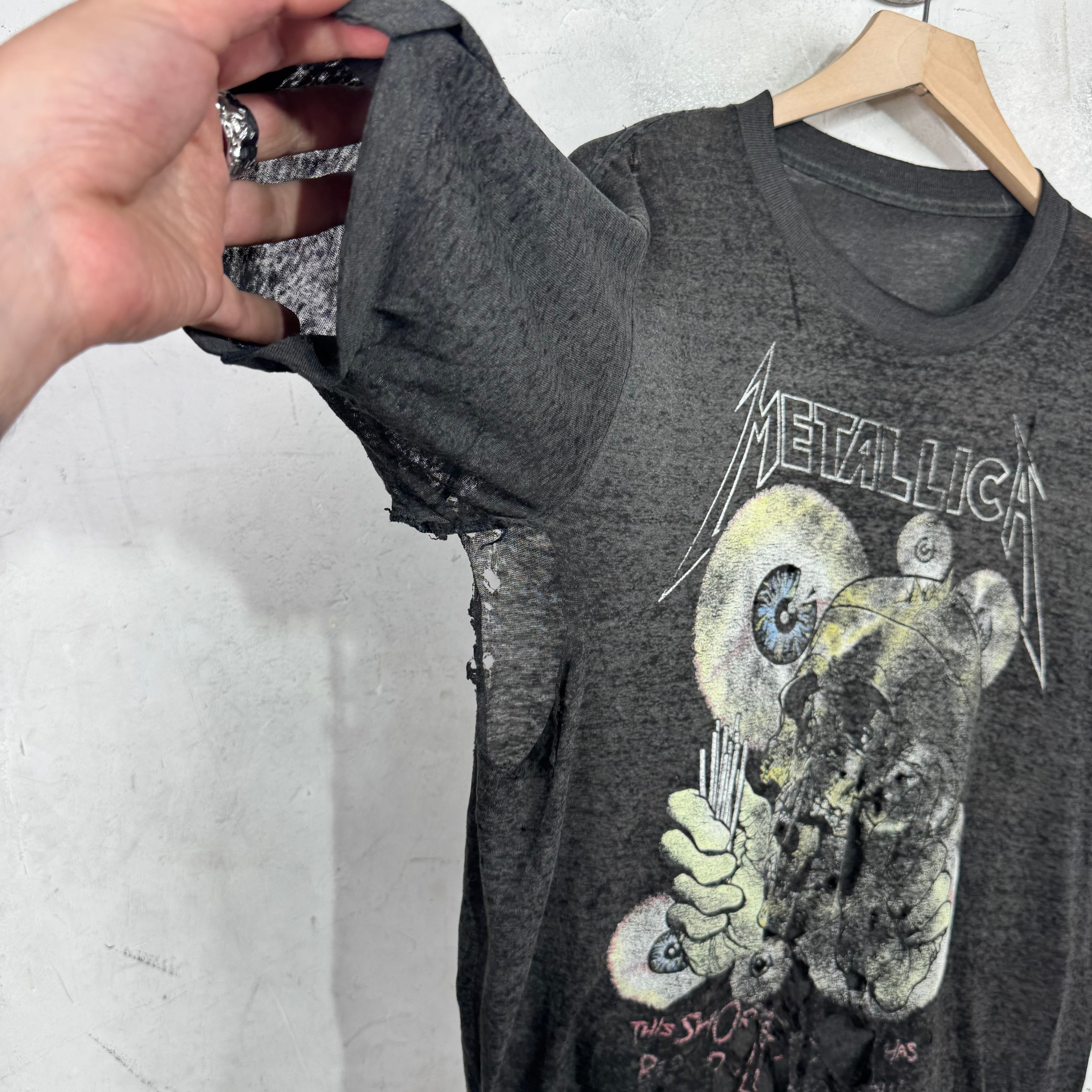 Vintage 80's Metallica Smoked Pushead T-Shirt – www.Lukes.store