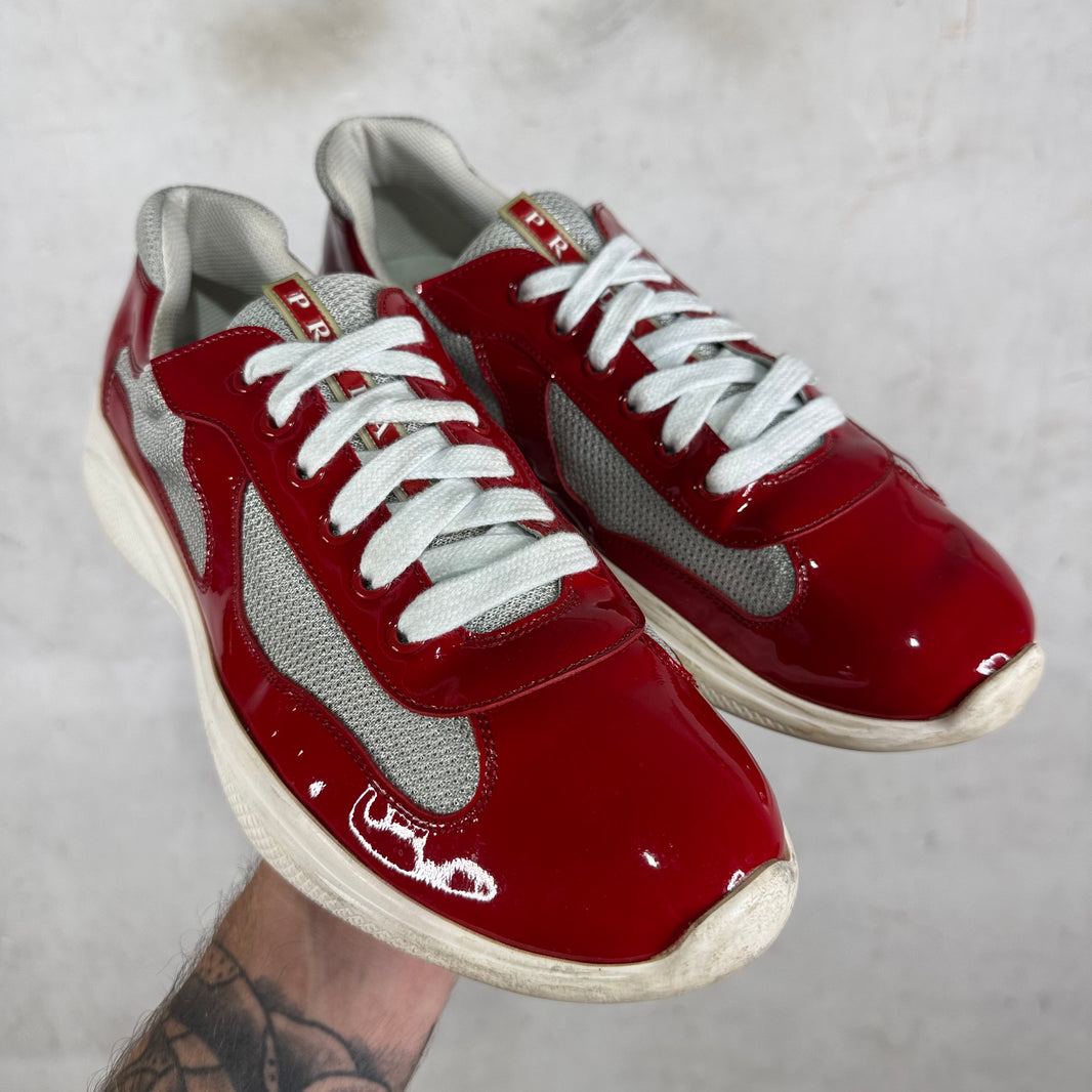 Prada Cherry Patent Americas Cup