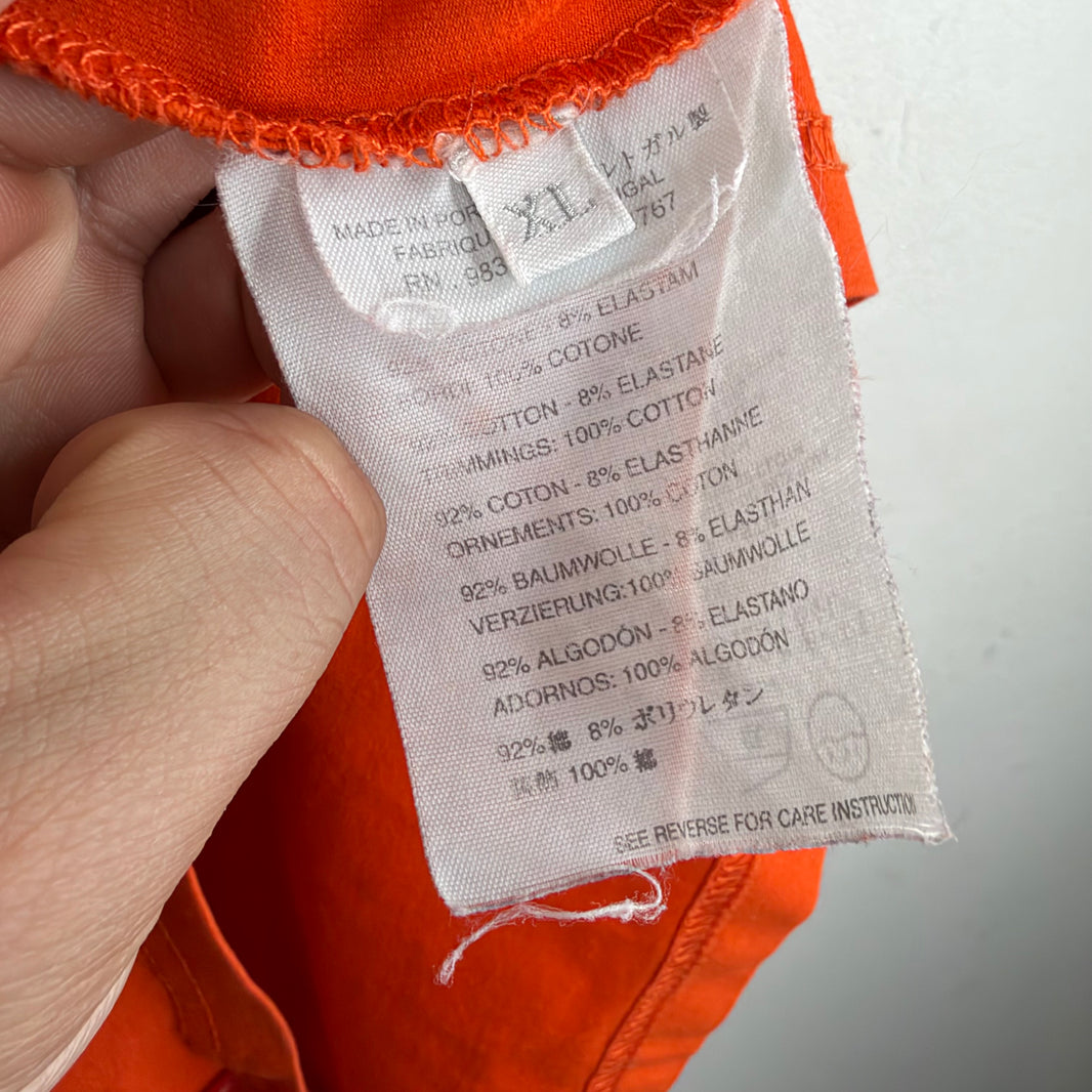 Prada Orange Ringer T-Shirt