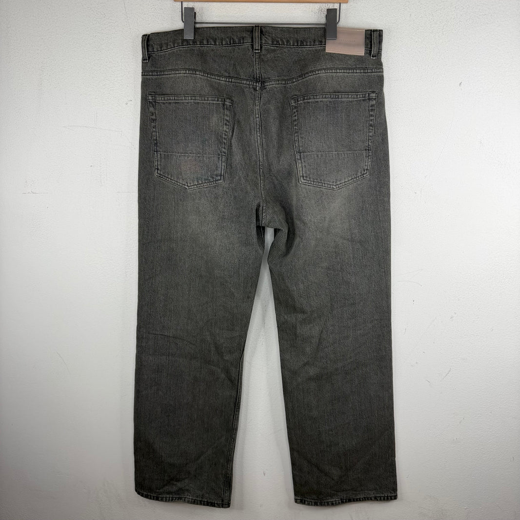 Our Legacy Gray Lined Third Cut Jeans
