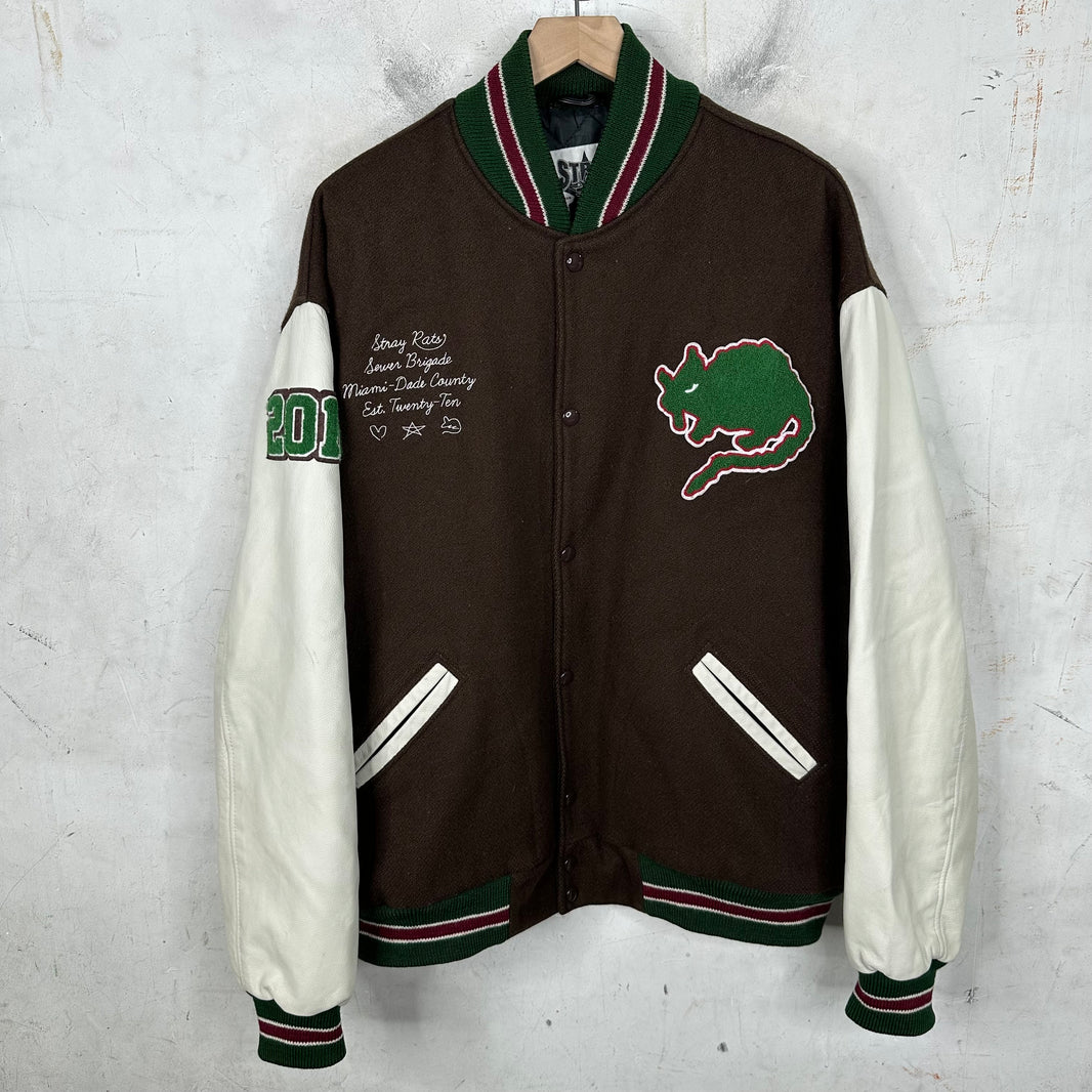 Stray Rats Sewer Brigade Varsity Jacket