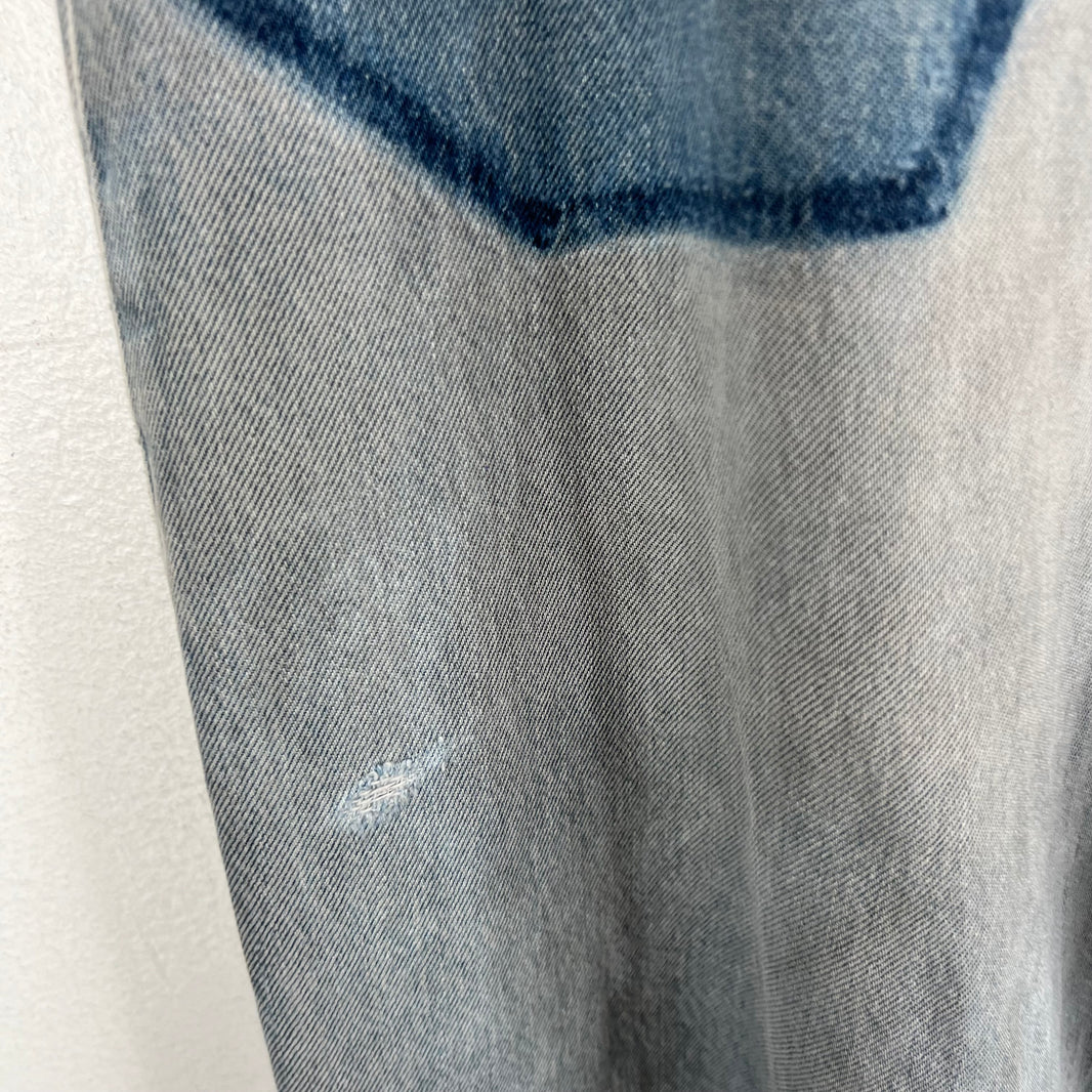 Balenciaga Front Pocket Distressed Denim jeans