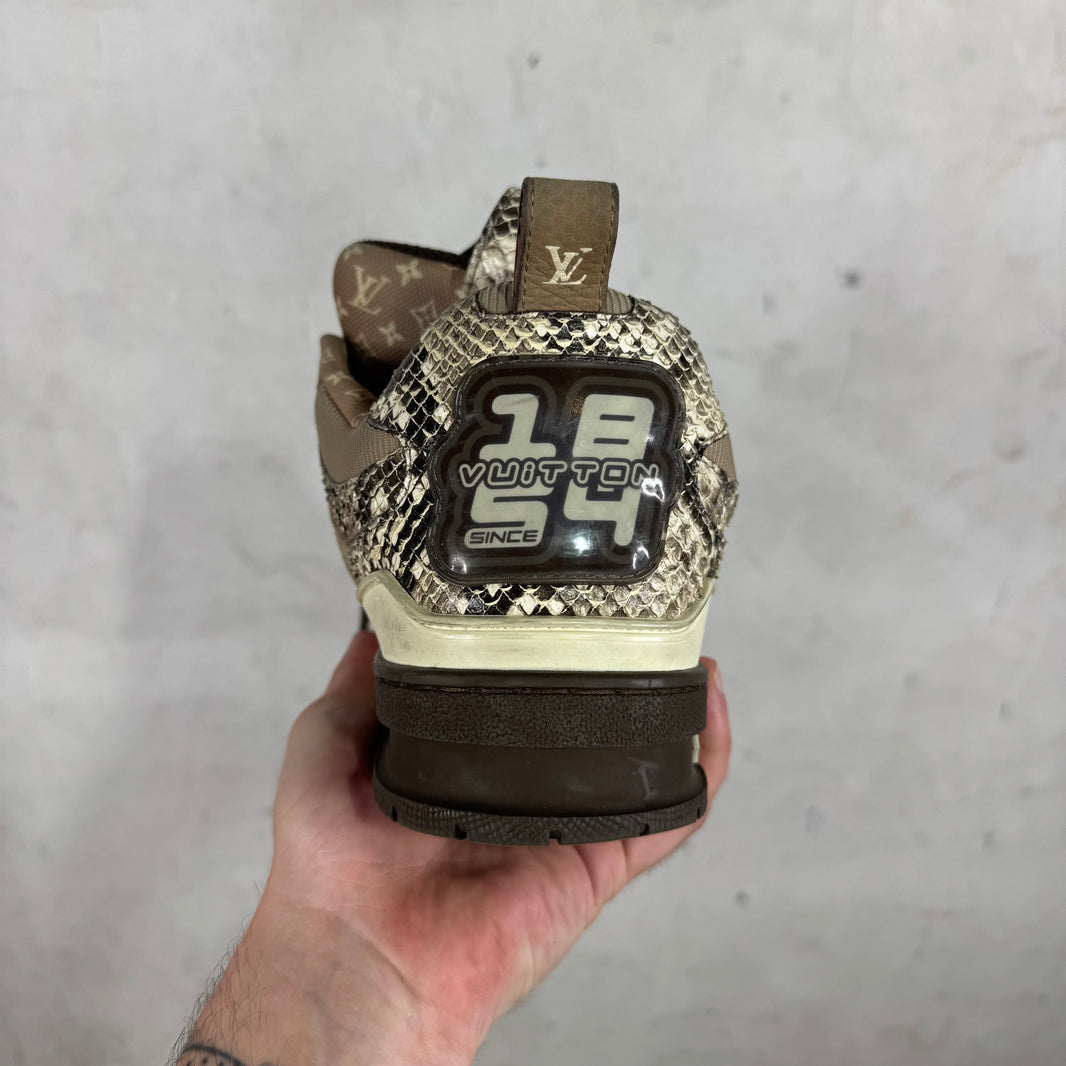 Louis Vuitton Snakeskin Skate Trainers