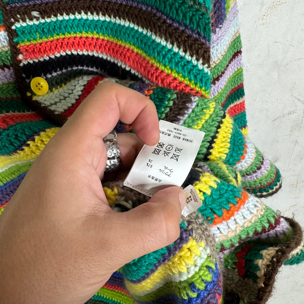 CPFM Crochet Knit Cardigan Sweater