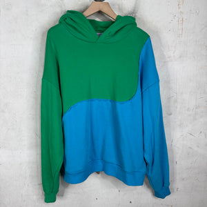 ERL Blue Green Swirl Hoodie