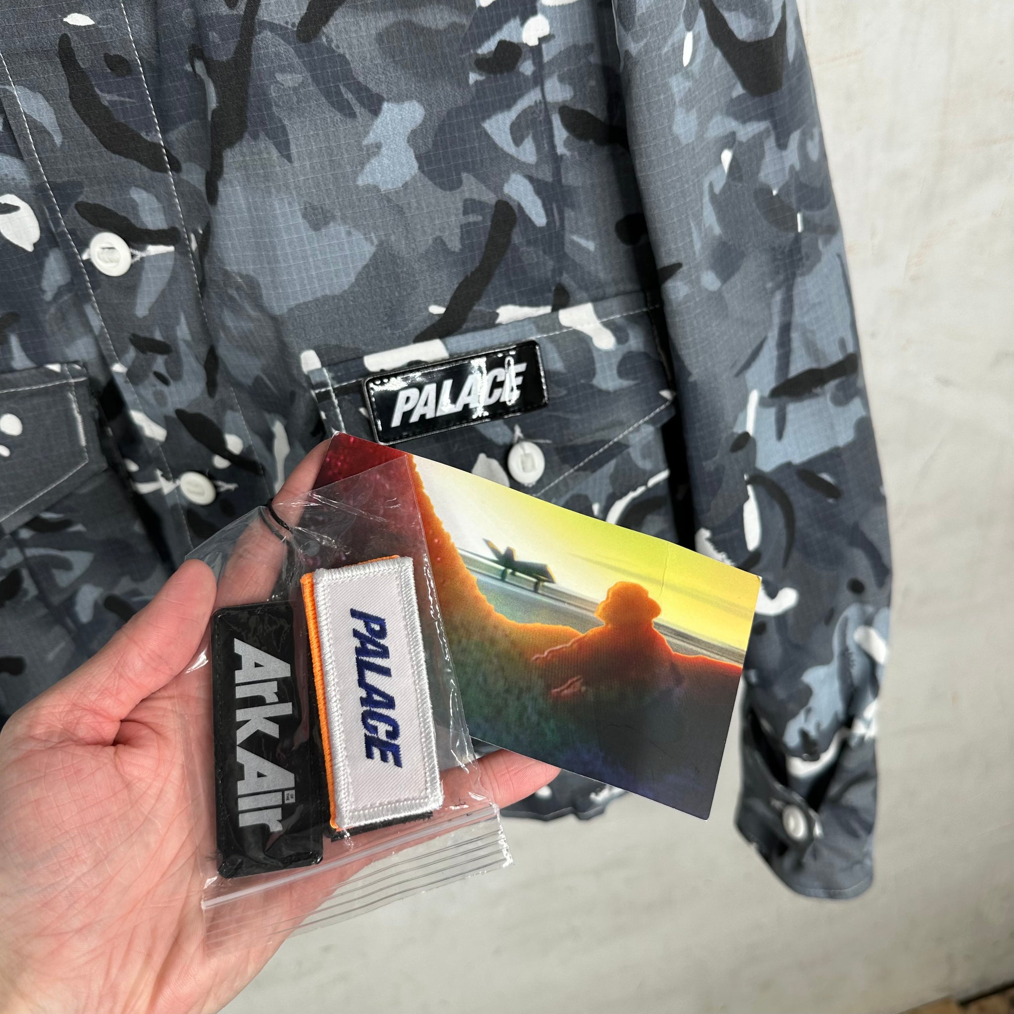 Palace x Ark Air Military Camo Jacket