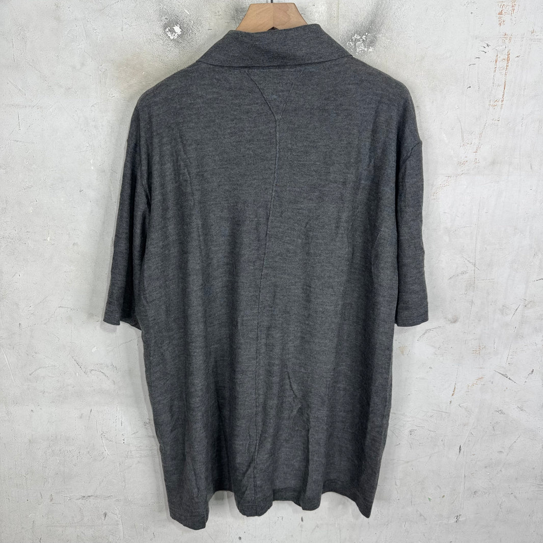 Bottega Veneta Triangular Knit S/S Polo