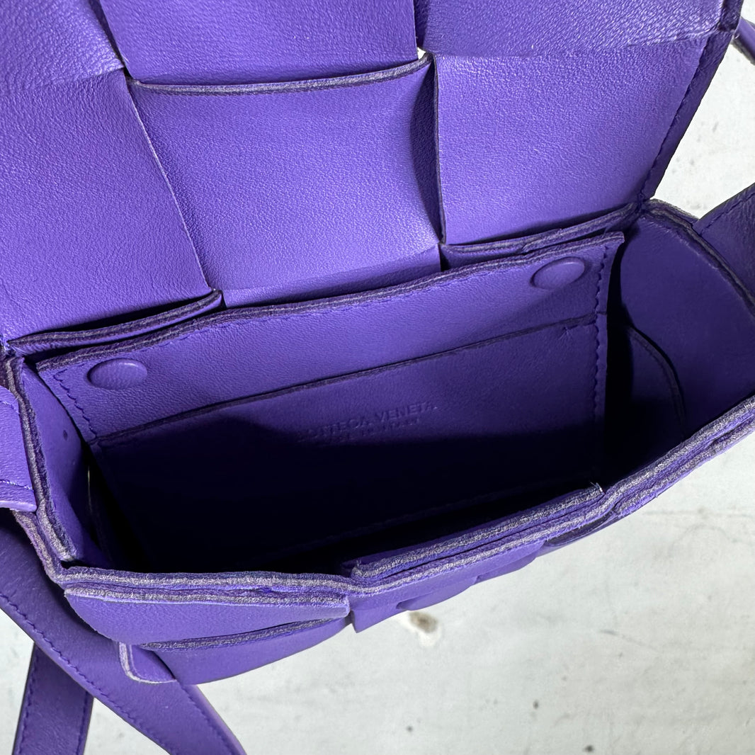 Bottega Veneta Purple Mini Side Bag
