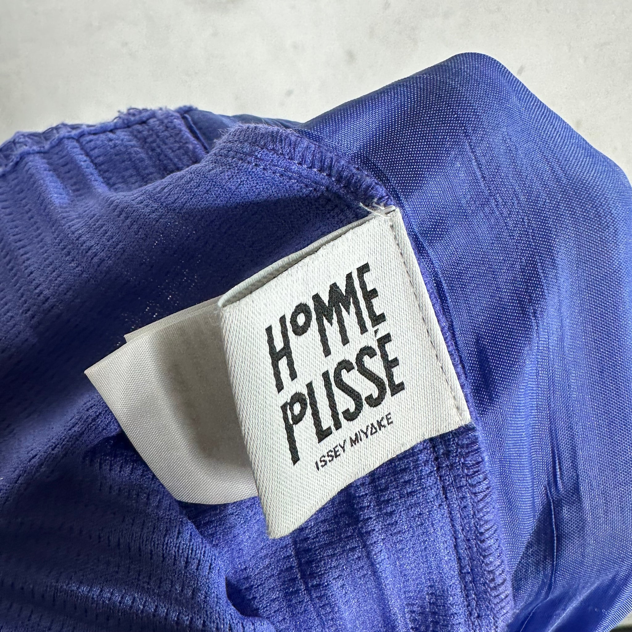 Issey Miyake Periwinkle Pleated Trousers