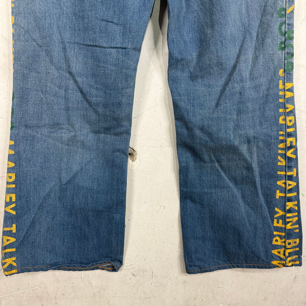 Kapital Stencil Printed Jeans