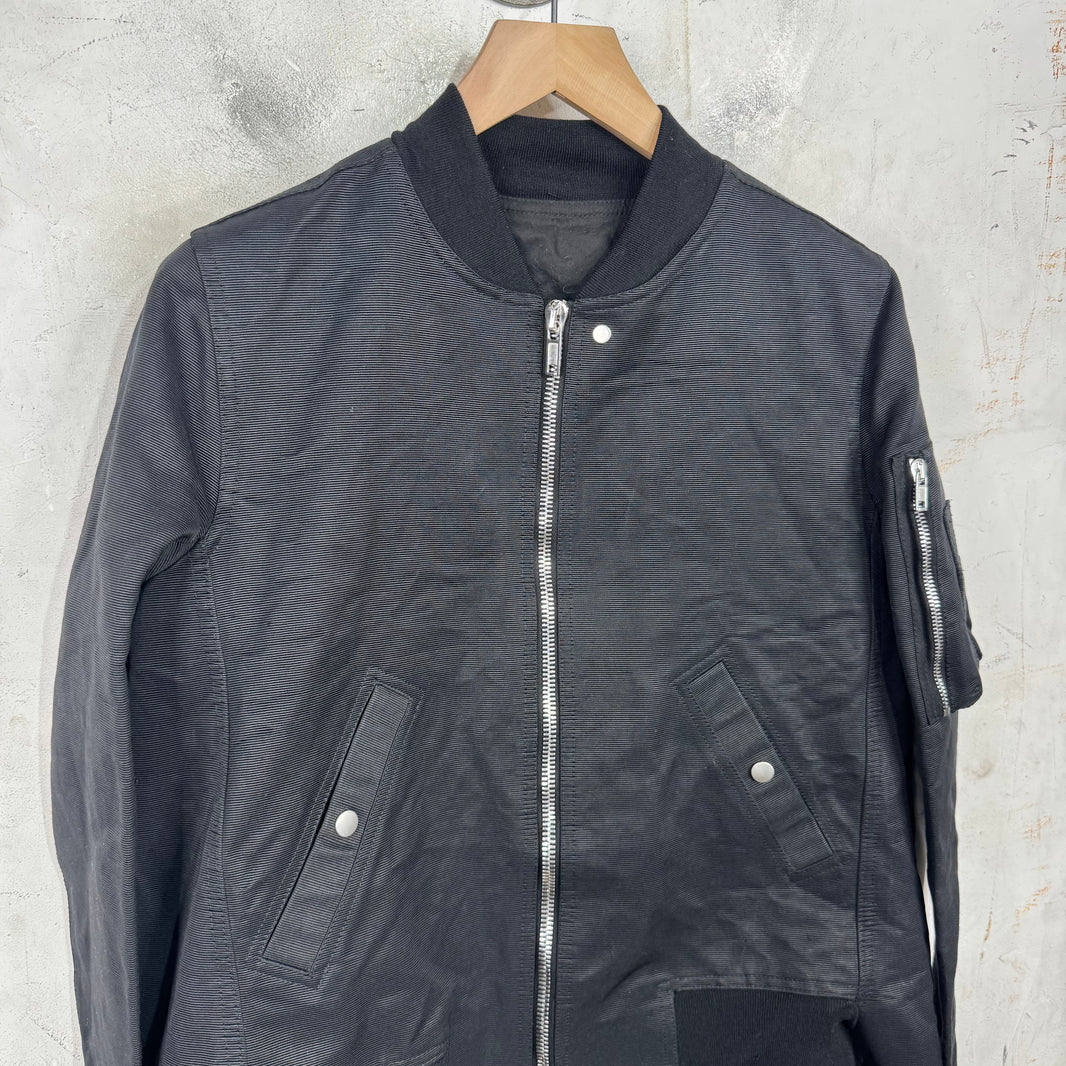 Rick Owens Back Flap Bomber Jacket