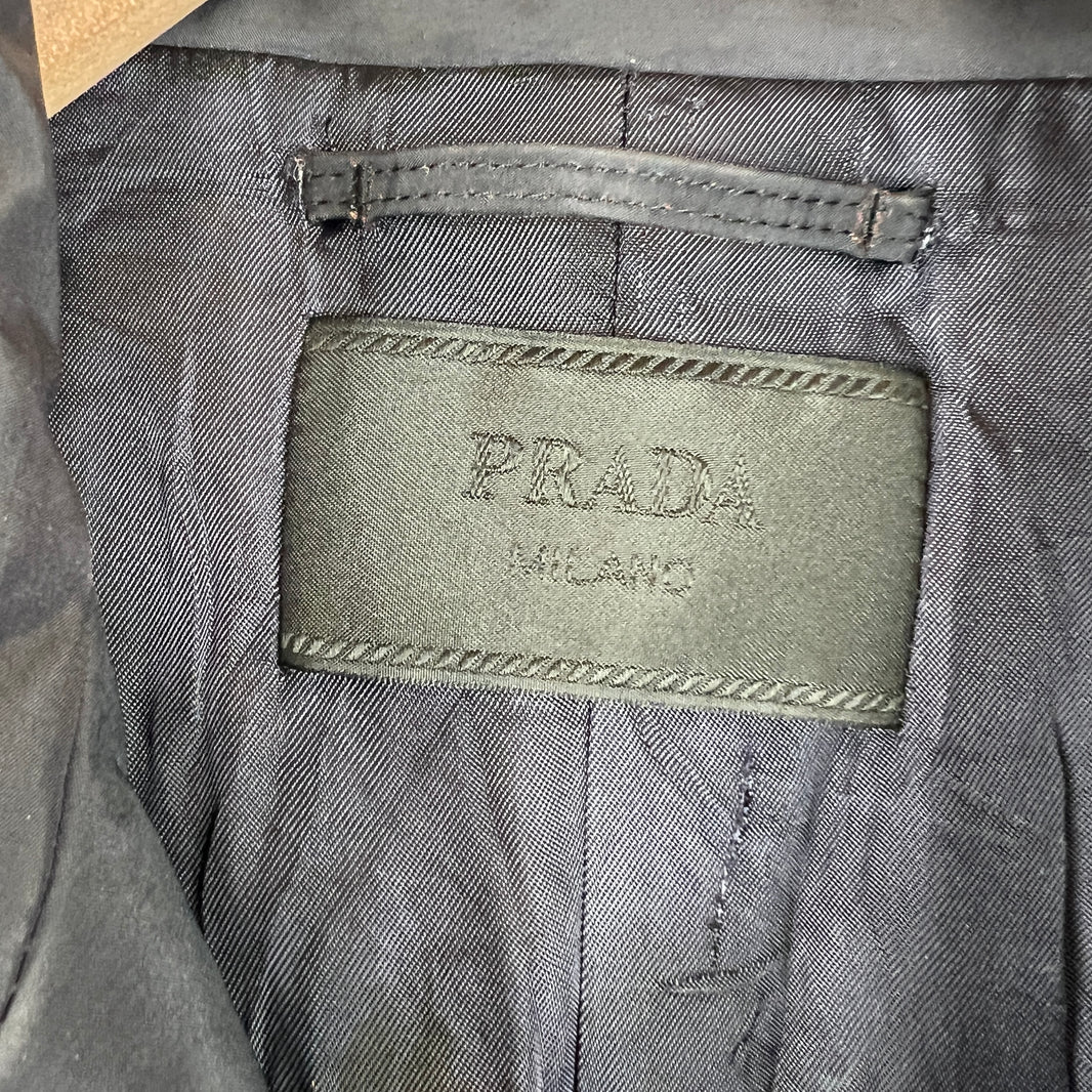 Prada Navy Trench Coat