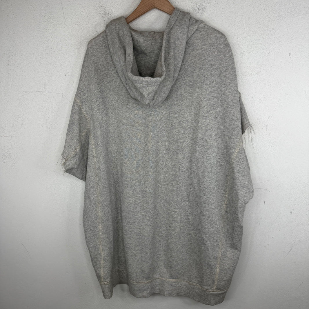 R13 Brooklyn Distressed Sleeveless Hoodie