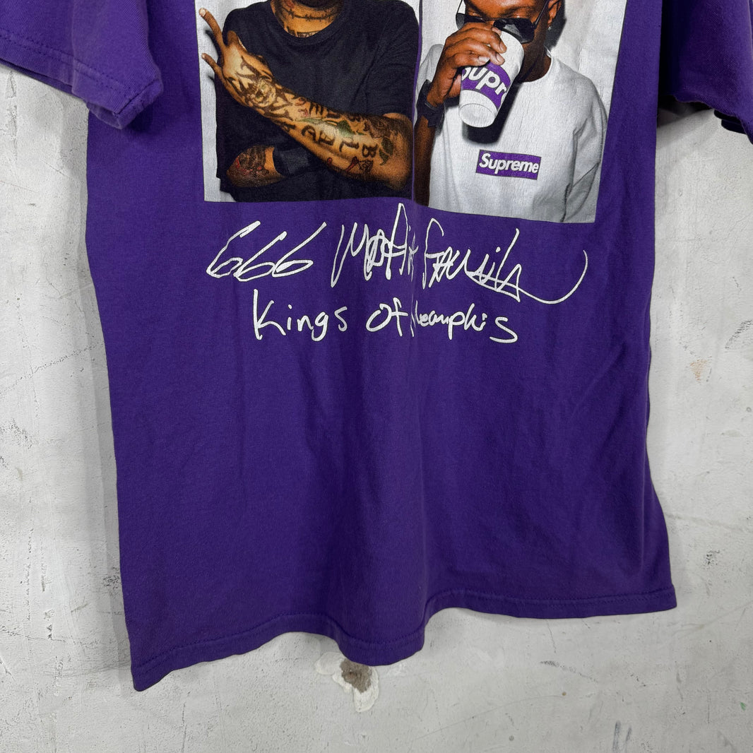 Supreme Three Six Mafia Purple T-Shirt