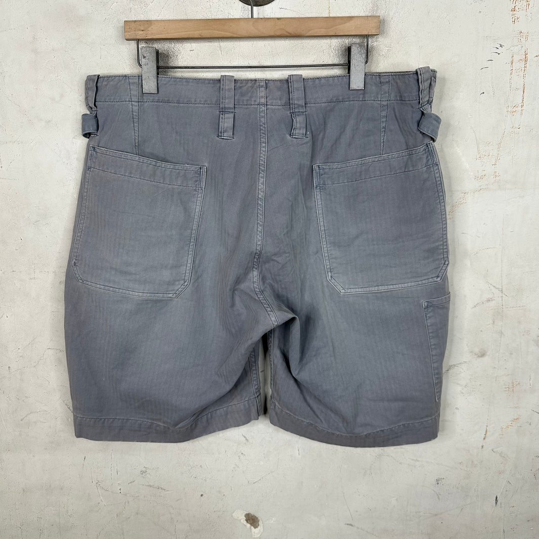 RRL Belted Gray Shorts