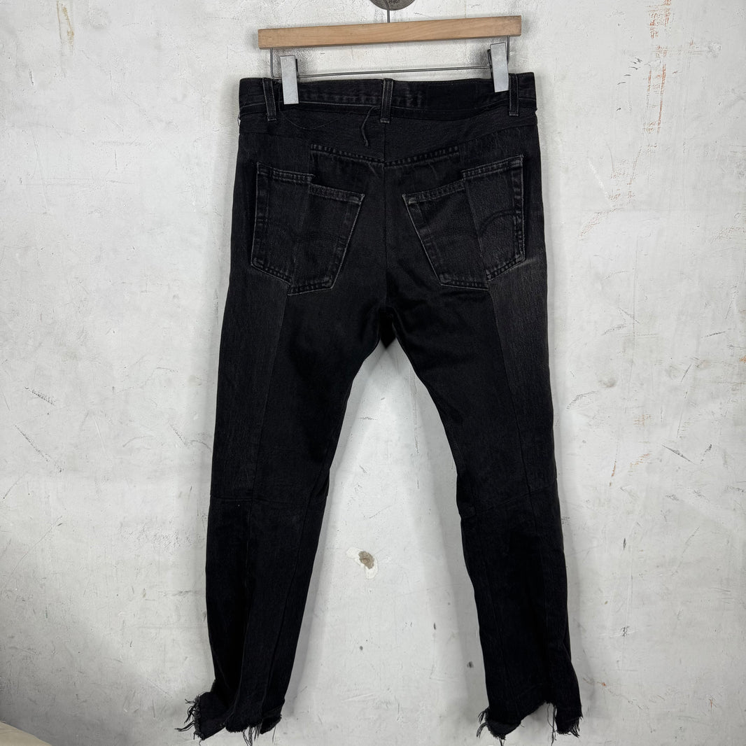 Vetements Reconstructed Black Levis Jeans