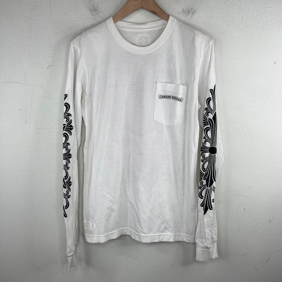 Chrome Hearts Eyechart Dagger L/S T-Shirt