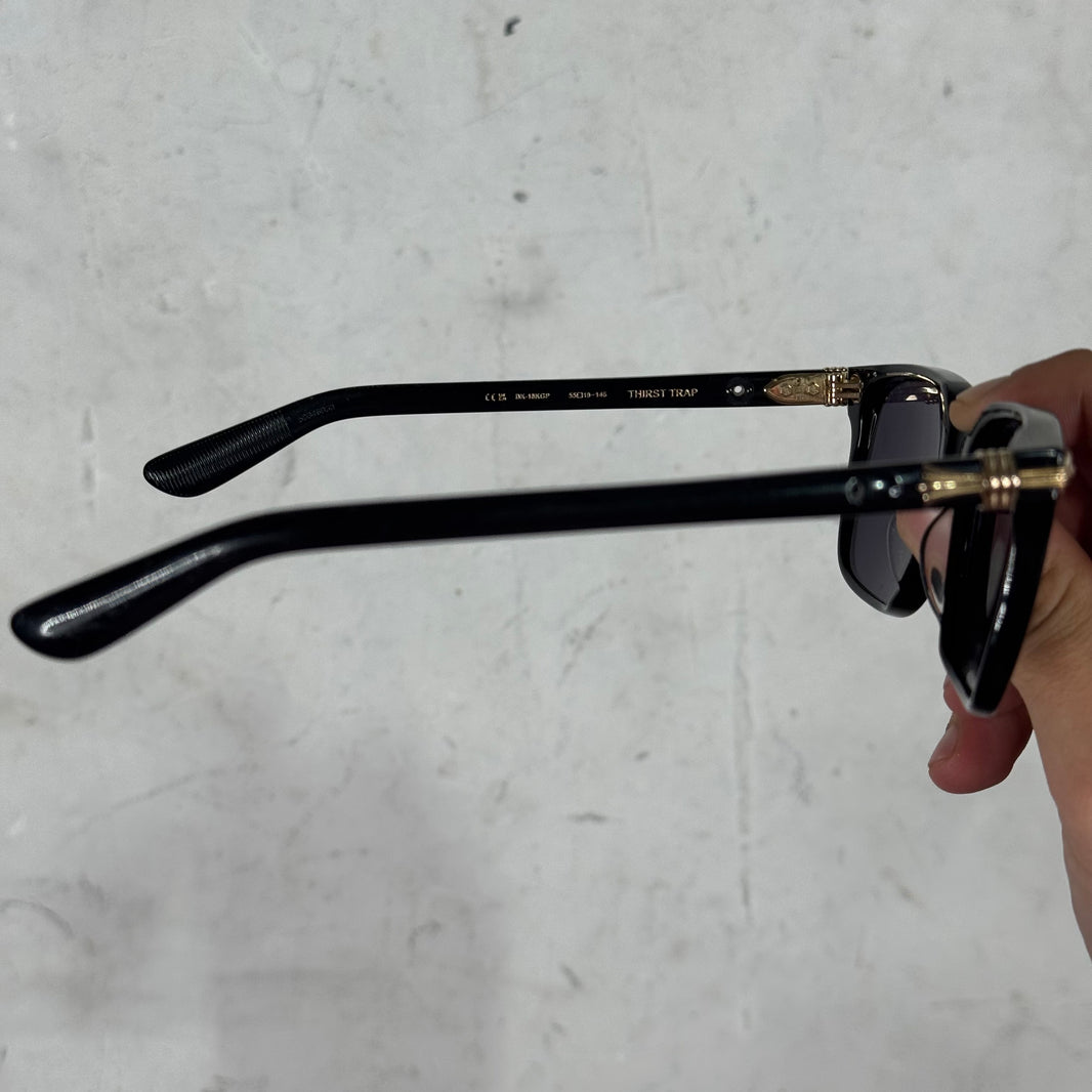Chrome Hearts Thirst Trap Black Sunglasses