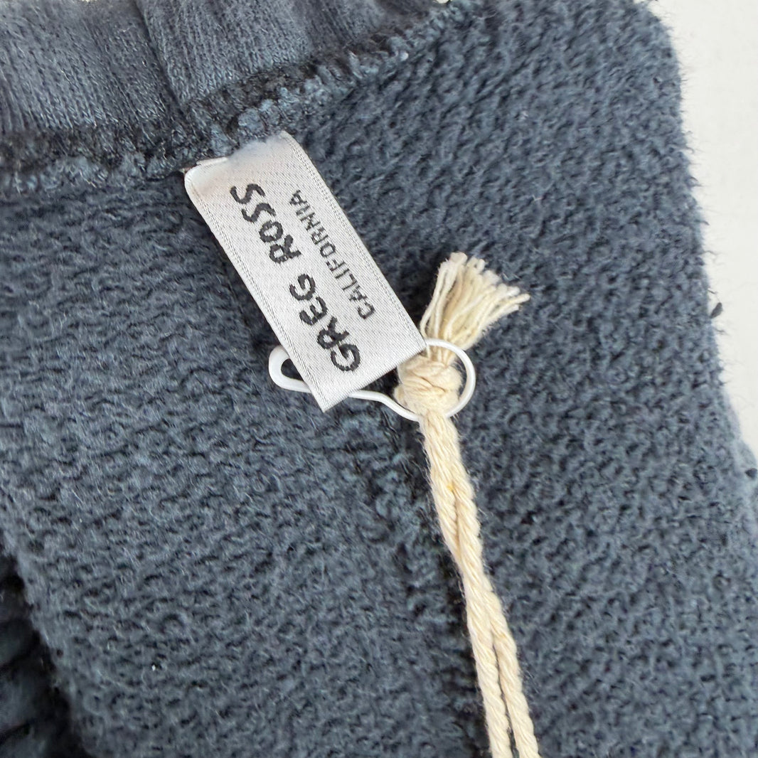 Greg Ross Gray Baggy Cargo Sweatpants