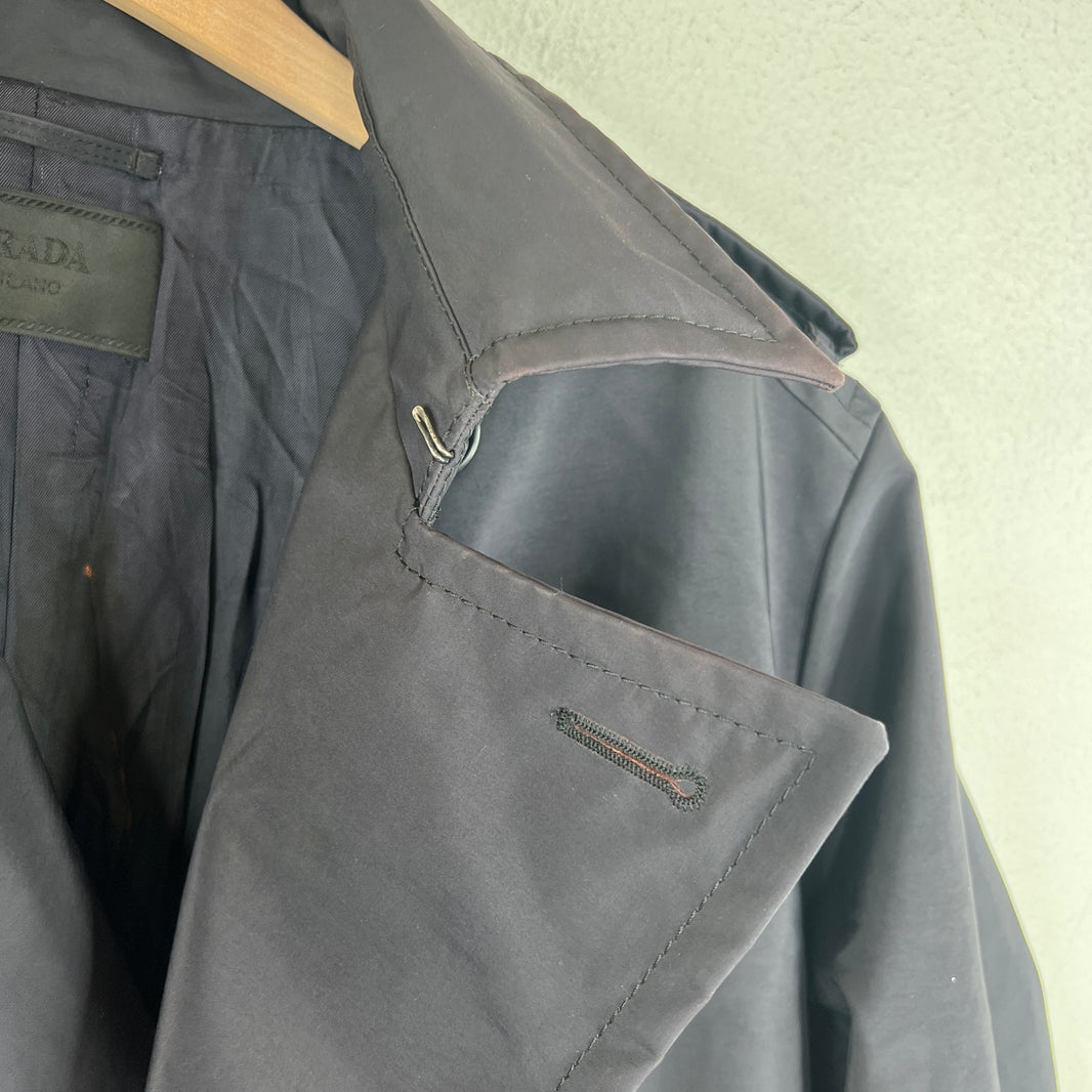 Prada Navy Trench Coat