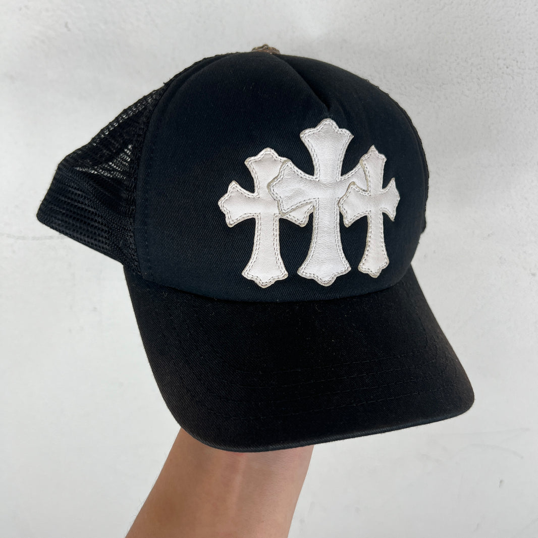Chrome Hearts Black Cemetery Hat