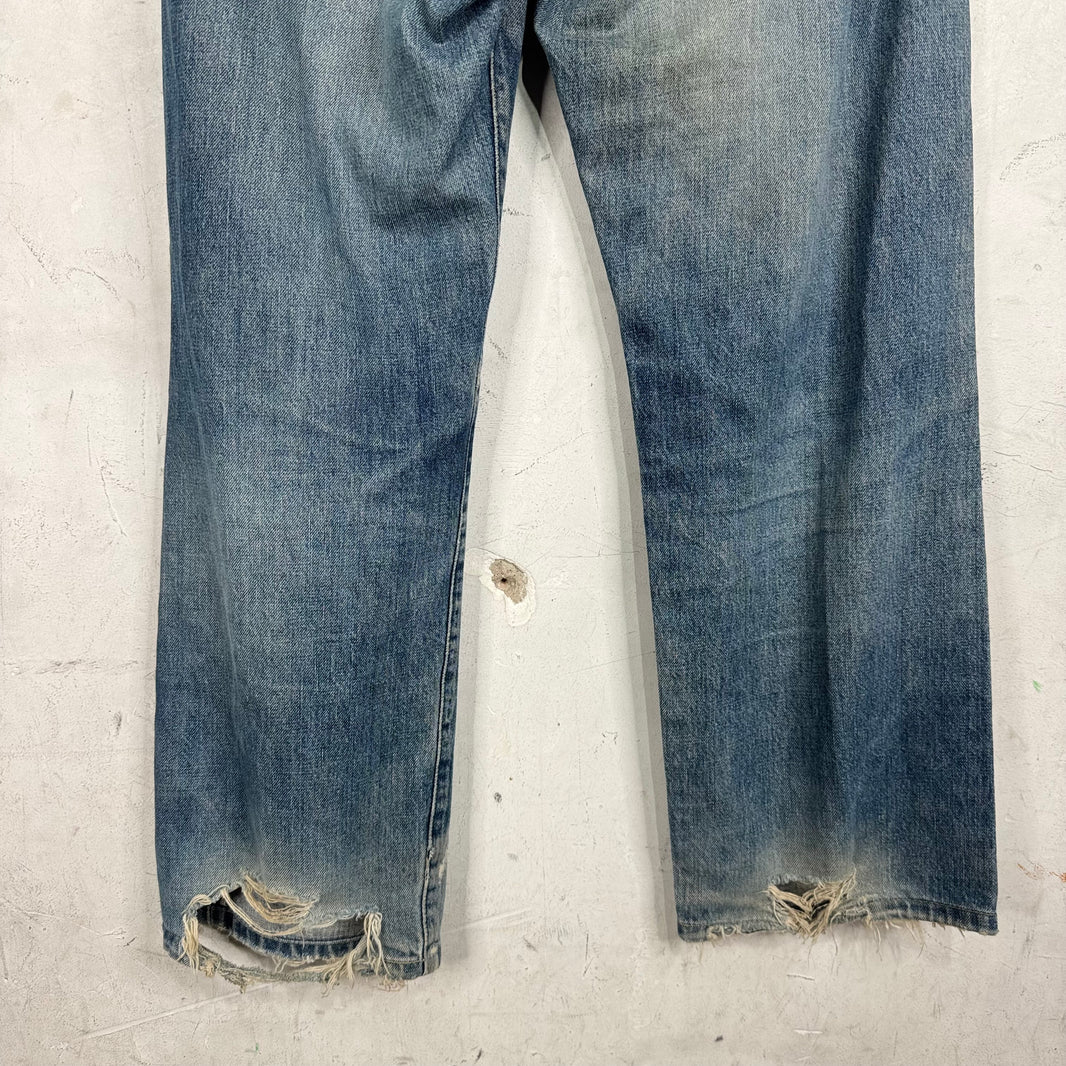 Vintage Levi's Distressed Medium Wash Redline Jeans