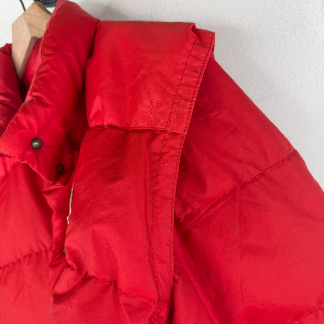 Moncler Red Convertible Puffer Jacket